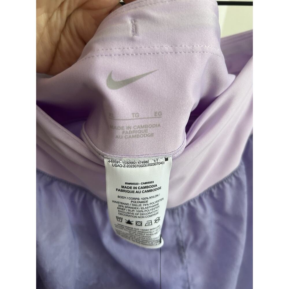Nike Trail Repel Shorts Running Mid-Rise 3" XL Lined Purple Pink $75 - Picture 2 of 12